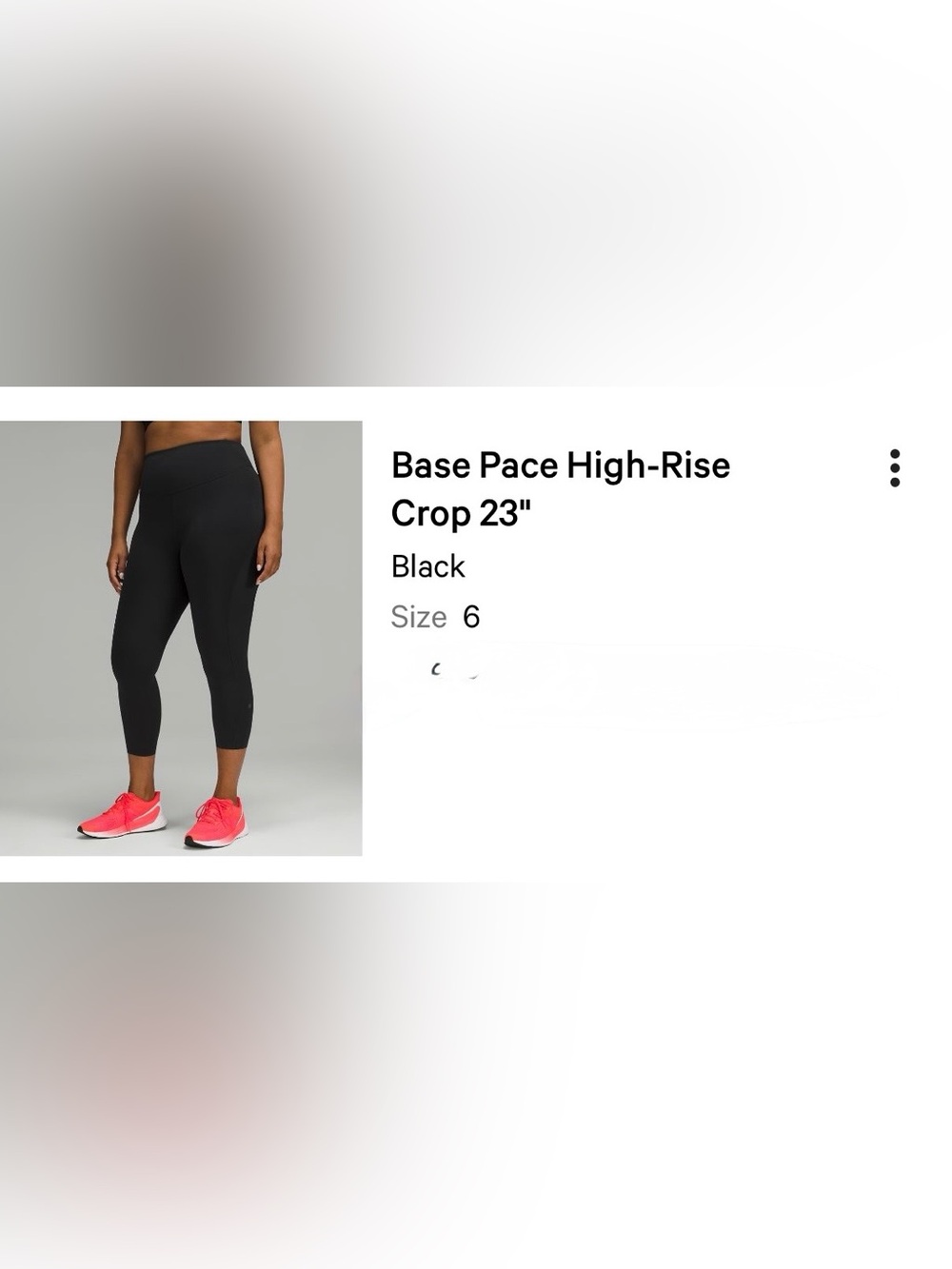 Lululemon base pace high rise legging